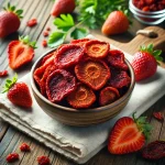 خواص توت فرنگی خشک🍓7 نکته برای مصرف آن